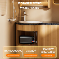 Chauffe-eau électrique 20 15 litres Rv 12v en acier inoxydable 10 Calentador De Agua Electrico Hot Tank Electric Chauffe Eau Water Heater 30 Litres