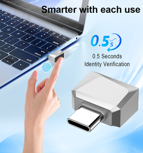 เครื่องอ่านลายนิ้วมือวินโดวส์ เฮลโลพร้อมฝาครอบโลหะ, การตั้งค่าอัตโนมัติ, รองรับผู้ใช้หลายคน 10 คน, ล็อกอินใน 0.05 วินาที, สำหรับแล็ปท็อป/พีซี - Product Image 3