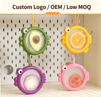 Ui-opslag Avocado Saver 4-delige anti-oxidatie siliconen fruit- en voedselbewaarboxen multifunctionele koelkastorganizer