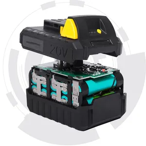 OEM 20v 24v 40v 60v 2ah 3ah 5ah 6ah 9ah 12ah 15ah 18650 batteria per utensili elettrici agli ioni di litio