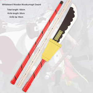 Pirate King COS barba bianca senza blocco superiore a Cloud Cut Cosplay Anime coltello in legno Prop - Product Image 2