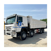 Camion benne Howo 8x4 d'occasion de marque chinoise, très demandé et à prix avantageux