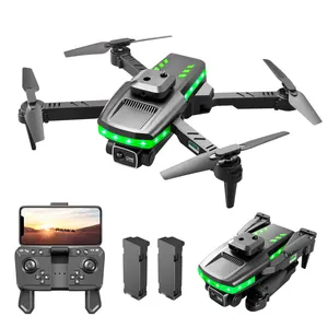 Drone Mini S160 kamera ganda 4k, Drone Quadcopter Fpv Uav 2023, mainan helikopter Quadcopter arus optik Hovering