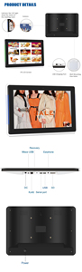 Sistema de Reserva de Salas de Reuniones de Buen Rendimiento, Tableta Android de 10 Pulgadas, Quiosco NFC, Tableta Android con Montaje en Pared, RK3567, Android 14 - Product Image 4