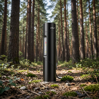 Tomsenda Mini Lampe Torche Tactique d'Urgence USB 90 Degrés à LED Ultra Lumineuse, Rechargeable via Power Bank, Idéale pour Hôtels