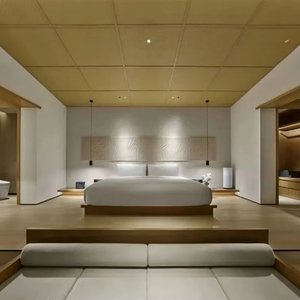 Sanhai - Diseño Arquitectónico Avanzado, Casas de Madera con Temática del Desierto, Renderizado 3D Max, Dibujo de Construcción - Product Image 1