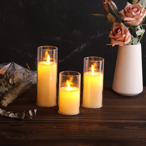 Matti của <span class=keywords><strong>Led</strong></span> Flameless Candle Light điều khiển từ xa pin nến trang trí trang trí nội thất cho Halloween và đám cưới - Product Image 4