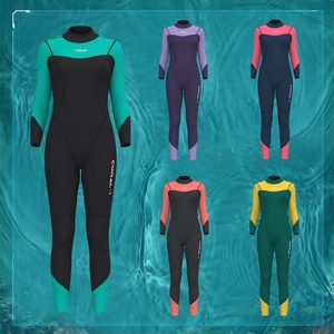 بدلات غطس نسائية بالجملة من هيفتو، مصنوعة من النيوبرين 3/2 ملم، مناسبة للغوص والسباحة، بسحاب خلفي، توفر الدفء والحماية من الشمس - Product Image 2