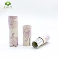 En gros personnalisé vide rouge à lèvres récipient rond tube de papier pour cosmétique brillant à lèvres bio baume à lèvres tubes d'emballage