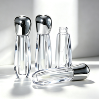 Tube de brillant à lèvres rond LMX en promotion, 2 ml, vide, avec applicateur, en plastique, de l'usine chinoise d'emballages cosmétiques