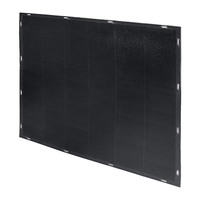 Panneau solaire flexible ETFE monocristallin à contact arrière de type N, couleur tout noir, 200W 220W, pour système solaire de balcon 800W