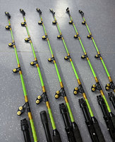 Canne à pêche en haute mer à réglage multi-angles, cannes à pêche à la traîne à poignée courbée, canne à pêche à la traîne en haute mer avec poignée métallique pour le marlin