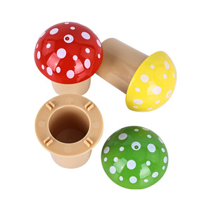 Molino de Hierbas de Plástico con Forma de Hongo, Colorido y Económico, de 60 mm y 3 Capas, con Almacenamiento para Accesorios de Tienda de Tabaco - Product Image 5