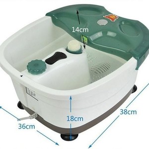 Ruifeng <b>Foot</b> Bath Basin Ruifeng-368-1 Heated <b>Massager</b> For <b>Foot</b> Care Plastic Model With Dual Holes - Product Image 2