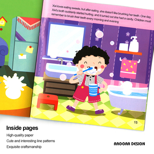 Livres pour enfants imprimés sur mesure, jouets, livres d'autocollants, livres de coloriage, supports imprimés, étiquettes, pour le développement intellectuel - Product Image 2