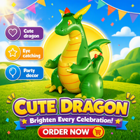 Modèle de dragon gonflable décoratif en PVC de la marque GZAD IBG69, prix bas, mascotte à vendre