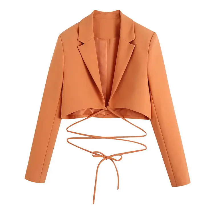 BOBOYU Womens Pure Color Slim Casual Lapel OL Blazer Jacket Suit Coat