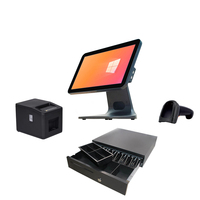 Système POS haute performance 15,6 pouces, écran tactile Intel I7 I5 I3, machine de facturation tout-en-un, terminal de caisse pour supermarché