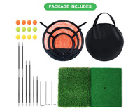 Meilleur filet de golf combinaison 3-en-1 grand/moyen/petit filet de pratique de golf targetNet pliable