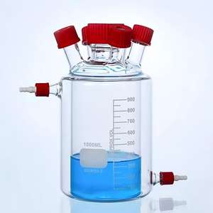 Célula electrolítica <span class=keywords><strong>de</strong></span> doble capa Vidrio <span class=keywords><strong>de</strong></span> borosilicato alto Sellado Oxidación <span class=keywords><strong>de</strong></span> cinco puertos 50-2000ml Ciclo <span class=keywords><strong>de</strong></span> temperatura controlada - Product Image 3