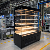 Armoire de maintien au chaud pour poulet rôti à pompe à chaleur, à économie d'énergie, avec échangeur de chaleur et vitrine en verre