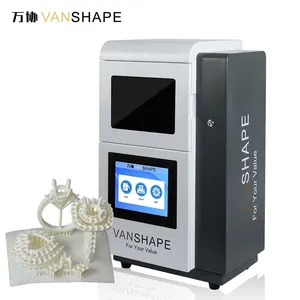 Vanshape 백색 왁스 3D 인쇄 기계 고해상 감광성 수지 3D 인쇄 기계 보석 3D 인쇄 기계