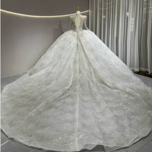 <span class=keywords><strong>Robe</strong></span> de mariée col V perlé paillettes <span class=keywords><strong>robe</strong></span> de bal <span class=keywords><strong>robe</strong></span> de cérémonie civile personnalisée Jfh10 - Product Image 3