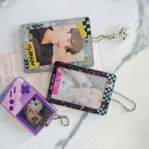 Porte-cartes et porte-clés Kpop Anime personnalisés de haute qualité, porte-clés en acrylique pour photos et cartes de crédit - Product Image 1