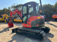 100% Mini pelle U55-4 Kubota d'occasion japonaise à vendre Bon état Bon prix 5ton Poids de fonctionnement Composants de base inclus