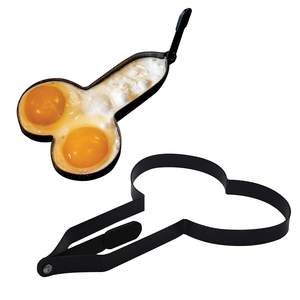 2026 Hete Verkoop Omelet Maker Penisvorm Eierstroper Pannenkoekvormen Roestvrijstalen Eierring - Product Image 1