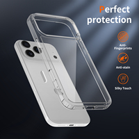 Coque de téléphone magnétique avec boutons de contrôle indépendants pour la caméra, transparente et antichoc, pour iPhone 17 18