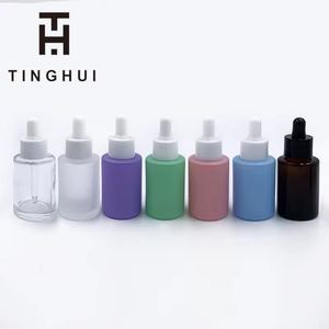 Flacon compte-gouttes en verre transparent 30ML/50ML à fond épais pour huiles essentielles, liquides d'aromathérapie, huiles de massage, sérums, pipette de recharge pour soins de la peau - Product Image 3