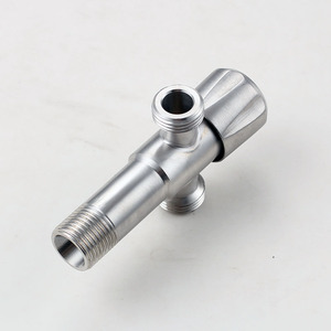 Válvula angular de doble salida Crane Crown de acero inoxidable 304 con rosca macho de 16 mm para calentadores de agua - Product Image 2