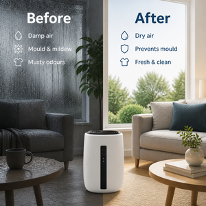 0.8L Mini <b>Dehumidifier</b> With Water Pipe for Bathroom Home Bedroom Office Two Ways to Drain Compact 800ml <b>Dehumidifier</b> - Product Image 4