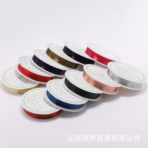 Fil de cuivre coloré 0,3-0,4 mm pour la fabrication de bijoux et la création de perles, matériaux en gros - Product Image 3