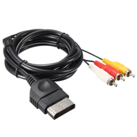 Cable de Conexión de Audio y Video AV de 24 Pines y 1.8 Metros para Xbox, Cable Compuesto RCA HD para Control de Xbox
