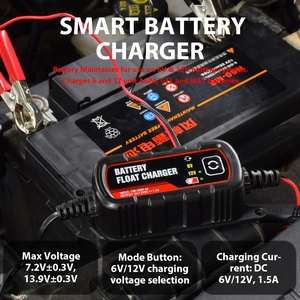 <span class=keywords><strong>Chargeur</strong></span> intelligent <span class=keywords><strong>6V</strong></span> <span class=keywords><strong>12V</strong></span> pour batteries au plomb de voiture et de moto, pour le chargement et l'entretien - Product Image 4