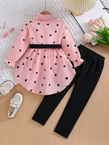 Vêtements pour enfants de 4 à 7 <span class=keywords><strong>ans</strong></span>, vente en gros, boutique, ensemble chemise et <span class=keywords><strong>short</strong></span> pour bébé et tout-petit, ensemble de vêtements pour filles, été - Product Image 3