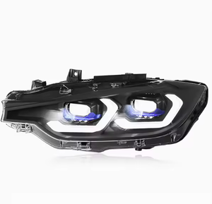 AURON Nuevo Conjunto de Faros Delanteros DRL Amarillo Blanco Plug and Play para Serie 3 F30/F35 2013-2018 12V 6000K 6000 Lúmenes Venta al por Mayor - Product Image 1