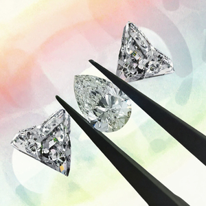 Diamante Suelto Cultivado en Laboratorio, Corte Pera, Color D, Claridad VS1, Corte Excelente, Diamante Blanco para Joyería - Product Image 3