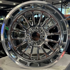 DW pickup SUV ล้ออัลลอยปลอมแปลง20 22 24 26 28นิ้วล้อโครเมียม8x170 8x180 8X200สำหรับ Chevrolet Silverado 1500 2500 - Product Image 2