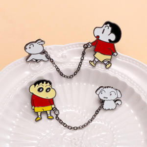 لعوب نمط أنيمي شارة معدنية الكرتون صبي الكلب سلسلة بروش قلادة اكسسوارات عصرية للحقائب جاكيتات يضم الفاكهة - Product Image 2