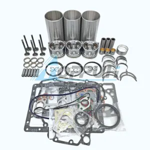 D1105 Motor Rebuild Kit Voor Kubota Machines Dieselmotor Prat Zuiger Set Ring Lager Liner Kit Pakking Set Revisie Kit