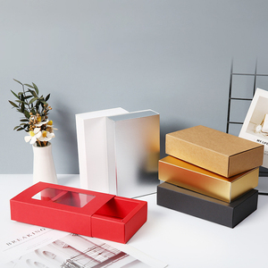 ECO Kraft Kağıt Çekmeceli Ambalaj Kutusu Buzlu Kapaklı Özel Baskılı Telefon Kılıfı Parfüm Giyim Hediye Paketleme Kutusu Logolu - Product Image 6