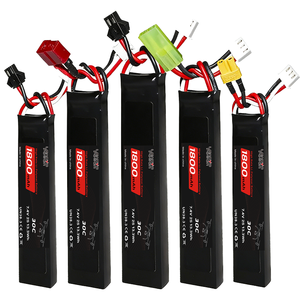 1400mAh 2S 25C エアソフトガンバッテリー リポバッテリー 2S 7.4V 1400mAh 充電式リチウムソフト弾ガンバッテリー - Product Image 2