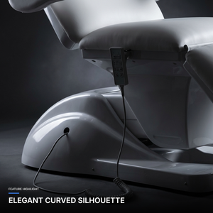 Fauteuil <span class=keywords><strong>de</strong></span> beauté électrique à 2 moteurs, lit <span class=keywords><strong>de</strong></span> beauté, fauteuil inclinable, base dorée, <span class=keywords><strong>table</strong></span> <span class=keywords><strong>de</strong></span> <span class=keywords><strong>massage</strong></span> et lit avec commande au pied - Product Image 5