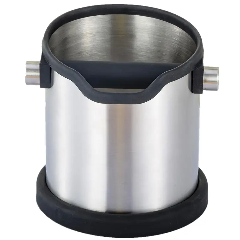 High Quality Stainless Steel Coffee Knock Box Round Container box Coffee Accessories