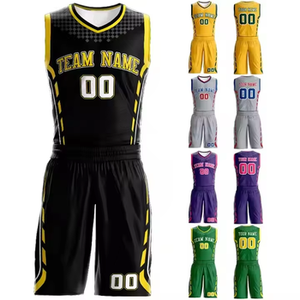 Camiseta de baloncesto reversible de malla para hombres, niños y jóvenes, con diseño de logotipo personalizado, transpirable, para adultos. - Product Image 4