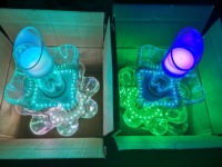 Pabrik Cina kustom ember es cahaya LED besar untuk pesta Bar disko DJ desain Modern murah ember es anggur dijual