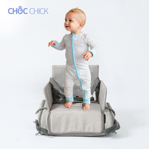 <span class=keywords><strong>Sac</strong></span> à dos de transport gris ChocChick pour couches, lit de randonnée, berceau, poussette, <span class=keywords><strong>sac</strong></span> à langer gris pour maman et bébé - Product Image 4